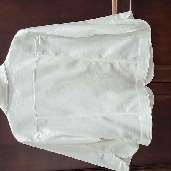 Ruby Rd. White Button-Up Jacket - Picture 5 of 11